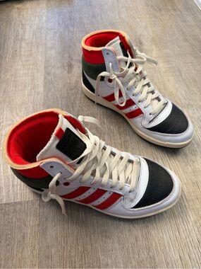 adidas gazelle silver green womens Vintage Adidas High Top Sneakers US 7 main image 0